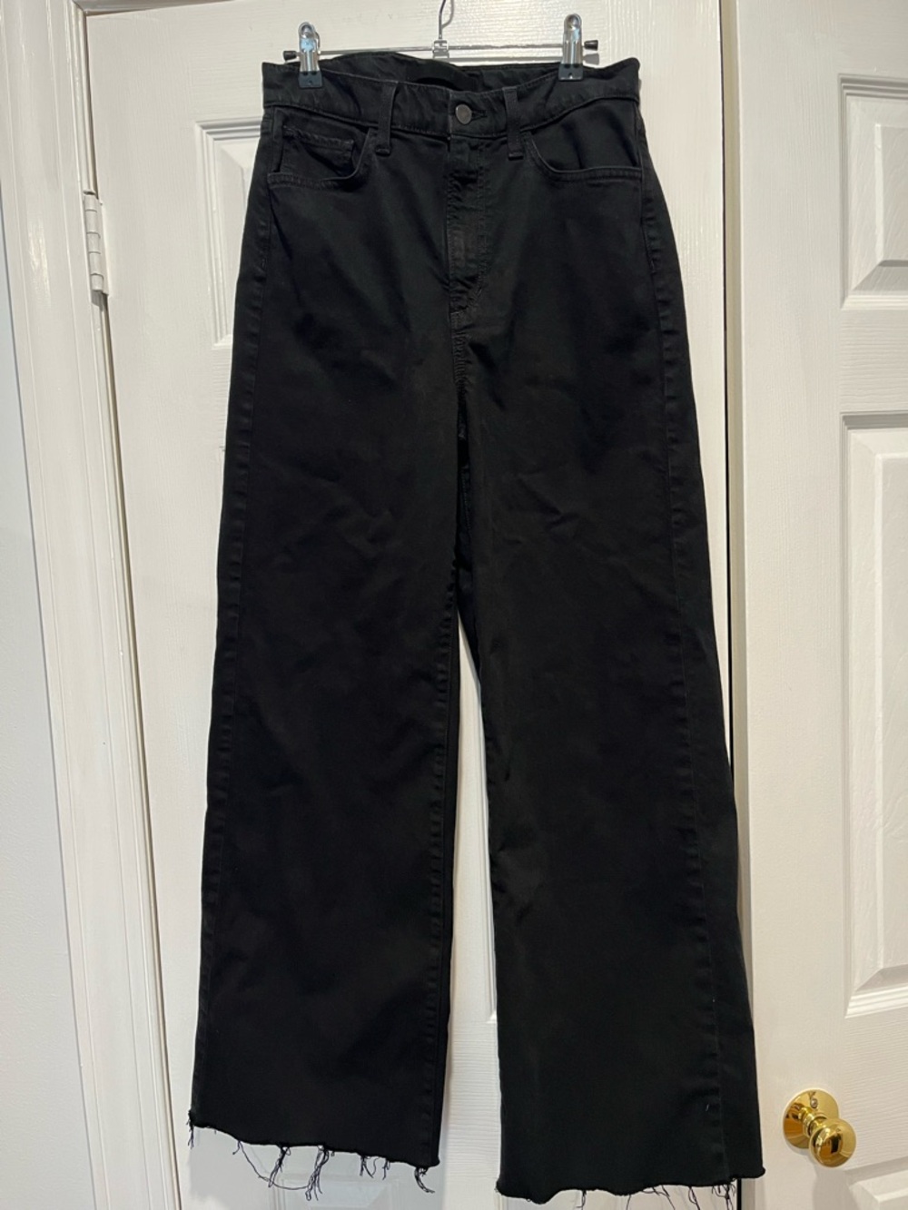 Joe's Jeans Black Wide Leg Jeans